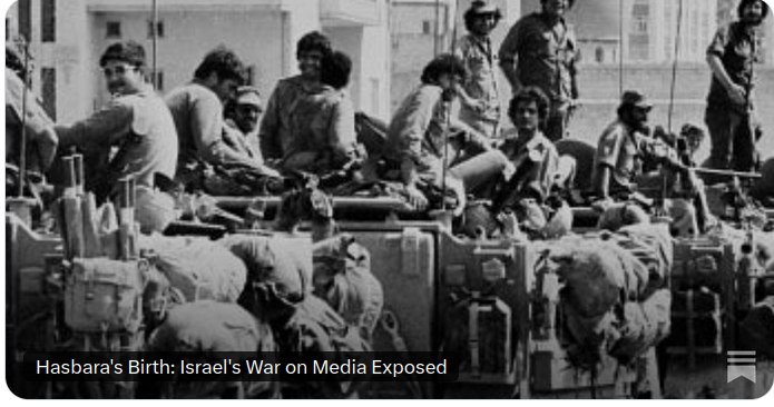 Hasbara’s Birth: Israel’s War on Media …