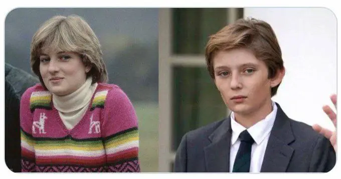 And is Barron Trump Diana’s child?