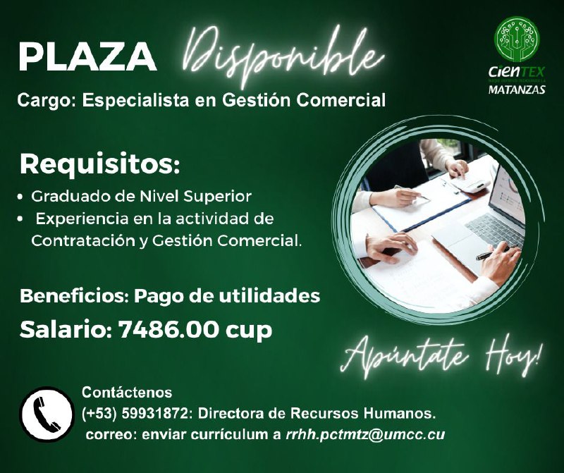 Oferta laboral Disponible, conoce todos los …