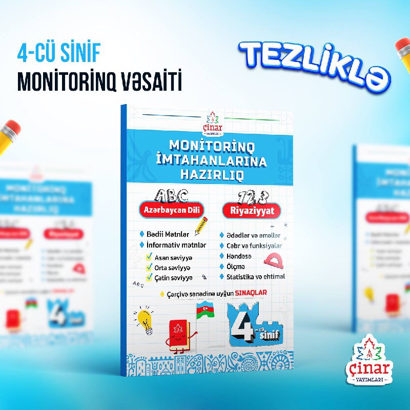 ***❗️******❗️******❗️*** **4-cü sinif Monitorinq İmtahanlarına Hazırlıq …