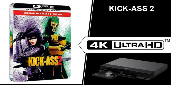 ***??*** **Kick-Ass 2** «Steelbook» (4K+Bluray)