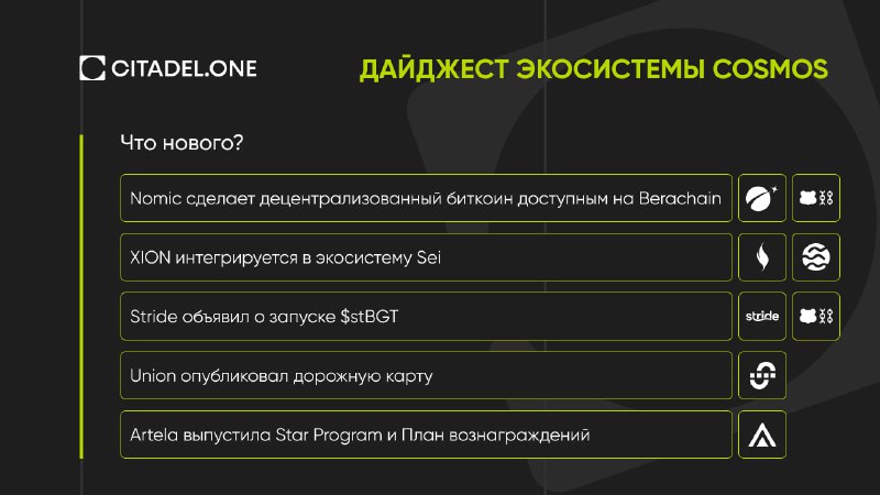 Что нового в Cosmos? ↴