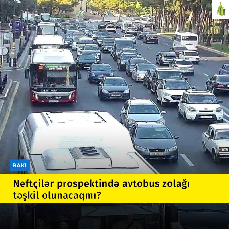 *****🚍*** Zərifə Əliyeva küçəsində avtobus zolağı …