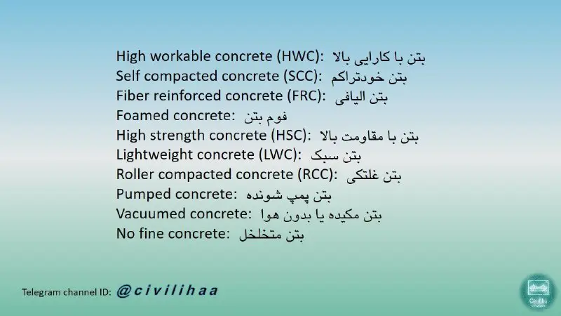 معرفی 10 مدل از پرکاربردترین بتن‌ها