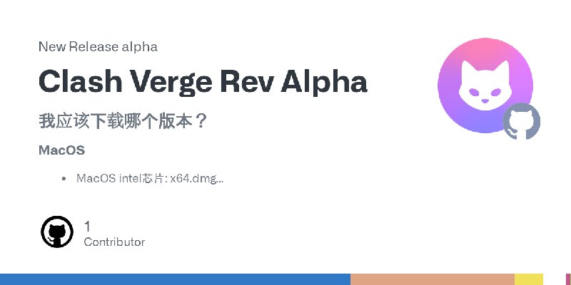 Clash Verge 2.0.0 RC4 下载地址：