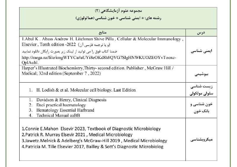 ***🌟*** **منابع مجموعه علوم آزمایشگاهی دو …