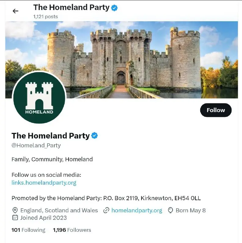 ***🗳******🇬🇧******🦁*** **The Homeland Party is Britain's …