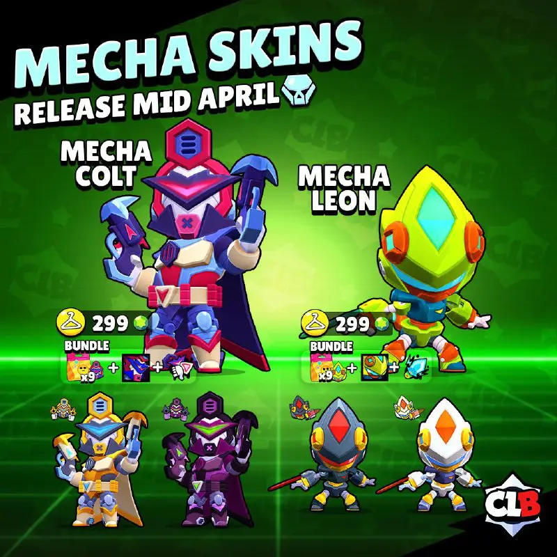 New Mecha skins ***🤖***