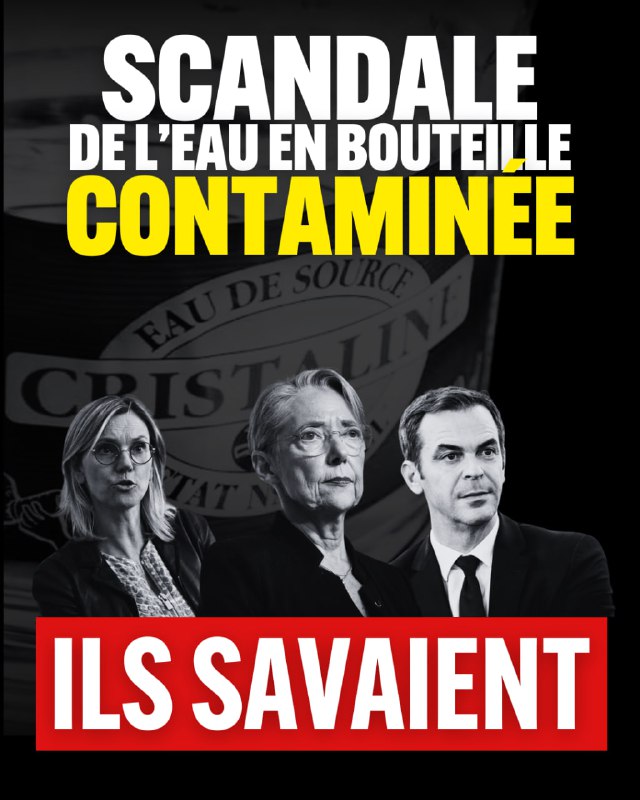 Le scandale de l'eau en bouteille …