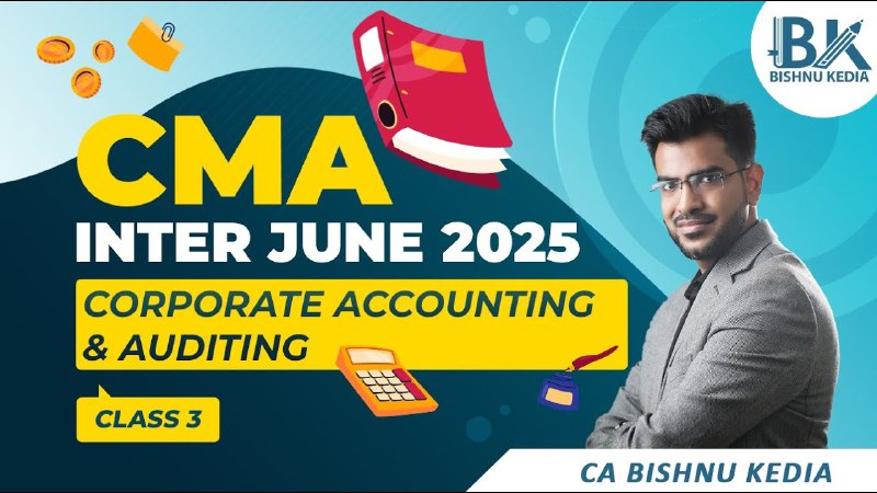 CMA Inter Corporate Accounting &amp; Auditing …