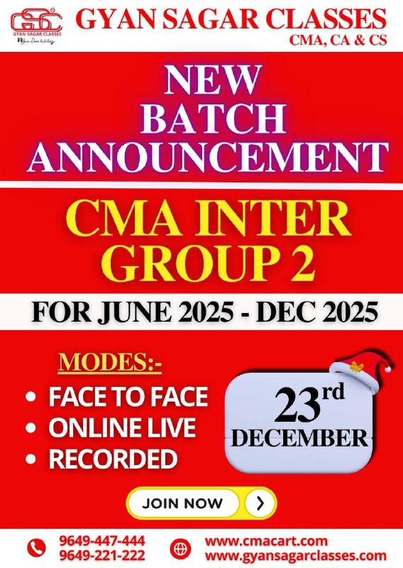 Announcing CMA Inter Group 2 new …