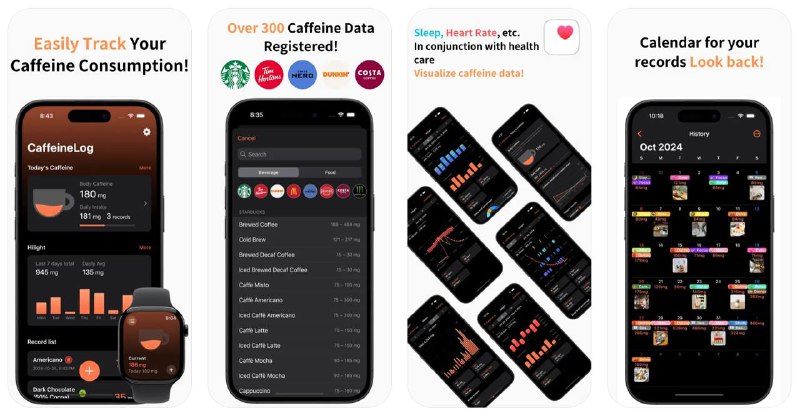 [**CaffeineLog**](https://apps.apple.com/us/app/caffeinelog-track-caffeine/id6736601220) **— отслеживать кофеин**