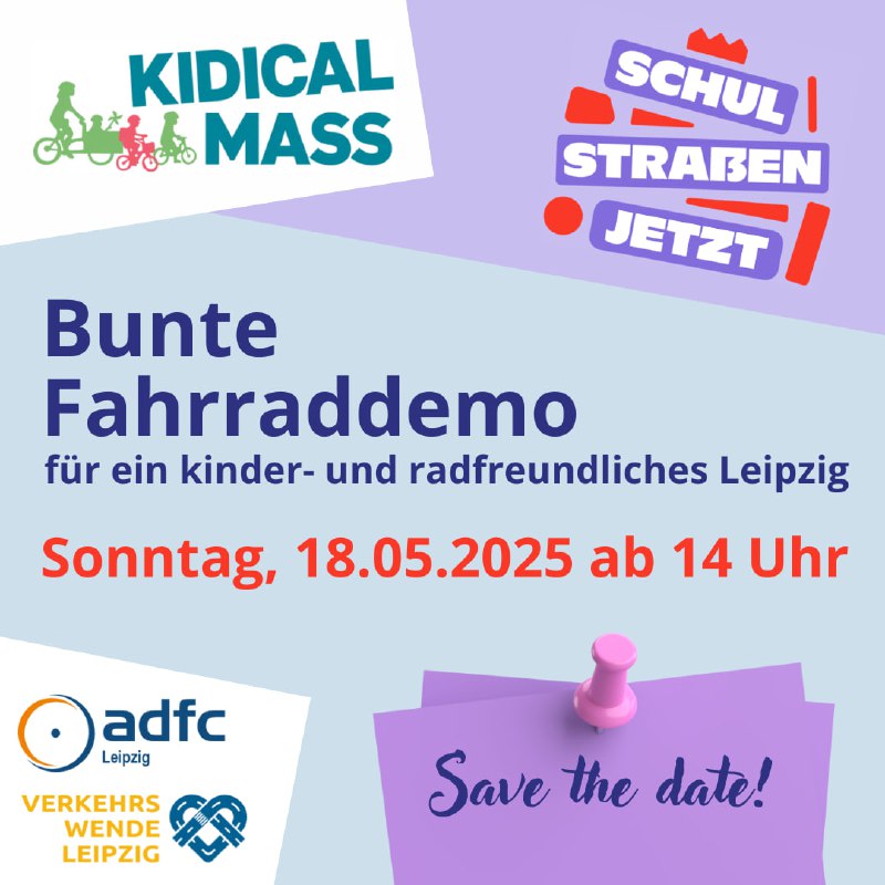 SAVE THE DATE: Am Sonntag, 18.05.2025 …