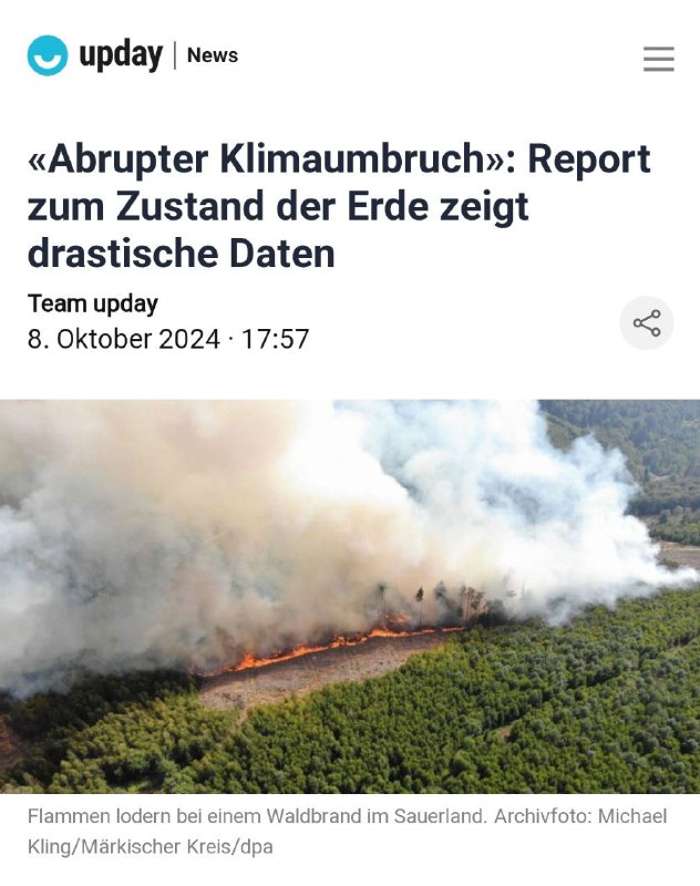 `"«Abrupter Klimaumbruch»: Report zum Zustand der …