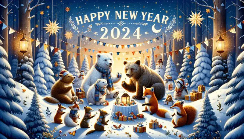 Feliz Año Nuevo 2024 amigos ***❤️******💪***