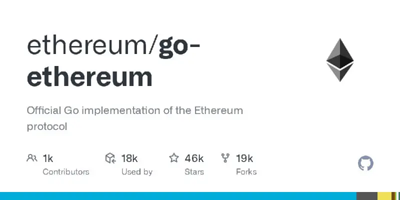 [ethereum/go-ethereum](https://github.com/ethereum/go-ethereum)