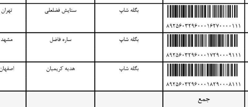 کد رهگیری بگل شاپ🌱