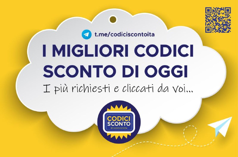 **I migliori codici sconto di oggi!** …