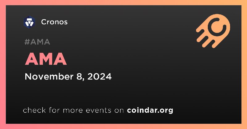 ***🗓*** **Cronos** [#CRO](?q=%23CRO)