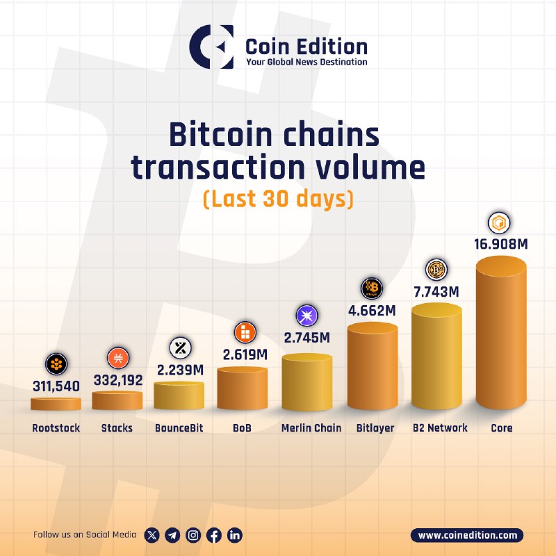 ***📊*** **Bitcoin Chains Transaction Volume (Last …