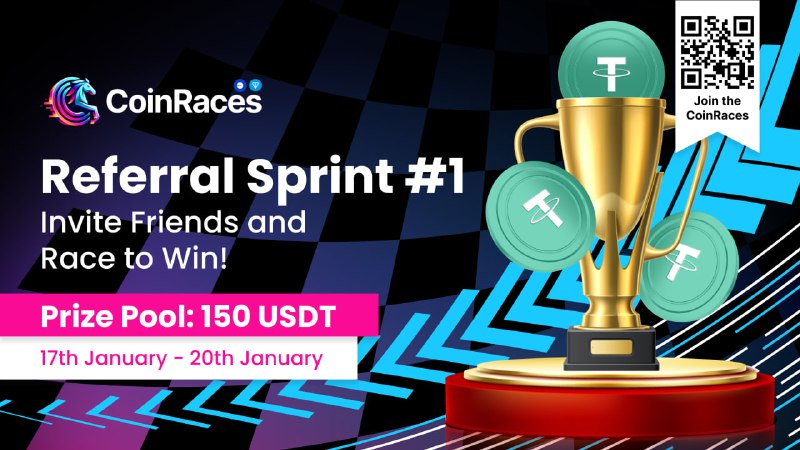 ***?***CoinRaces Referral Sprint #1 Starts Now!***?***