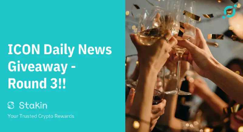 Join "The ICON Daily News Giveaway - Round 3" and try to win 100 ICX tokens: