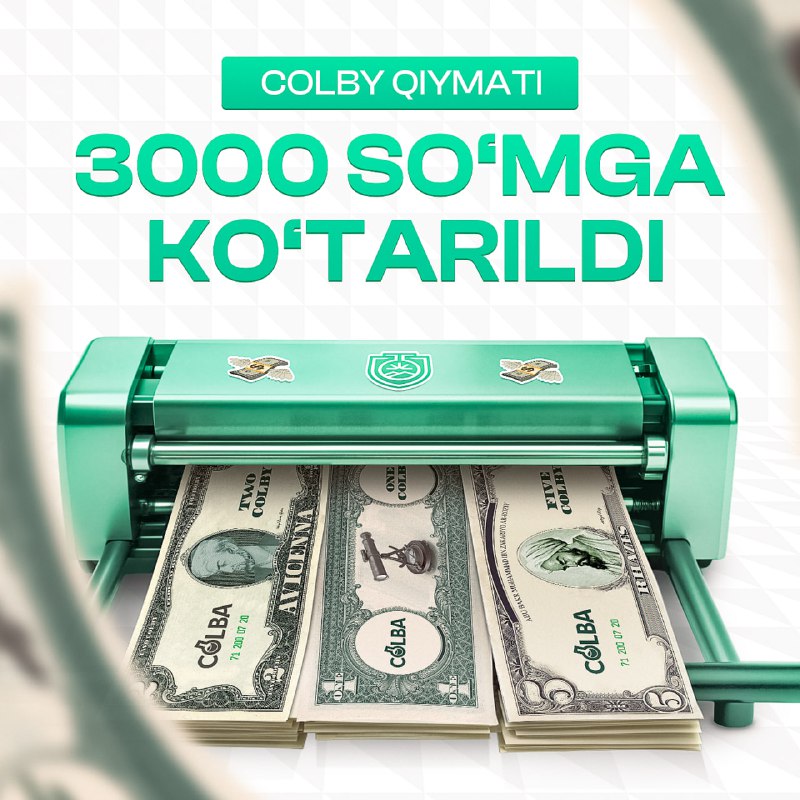 *****💰*** Colby qiymati yangilandi!**