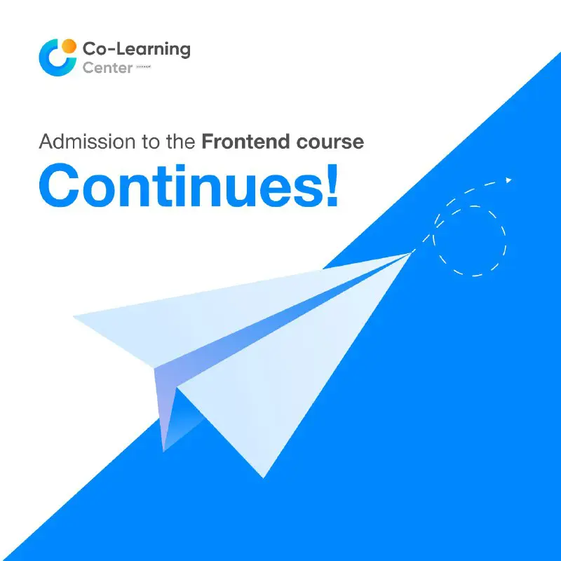 **Admission for the Frontend course is …