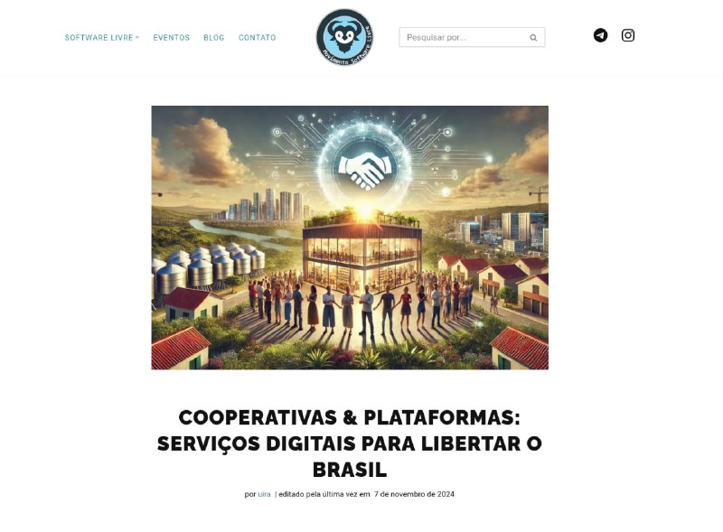 **Cooperativas &amp; Plataformas: Serviços Digitais para …