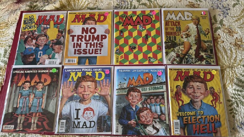 Mad Magazine Lot 13 In All …