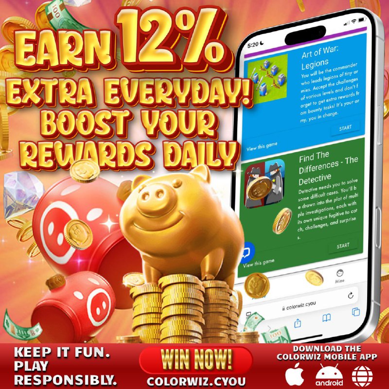 ***🎲*** Recharge your Colorwiz Club account …