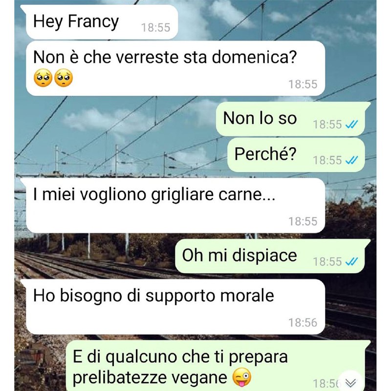 [SPUNTEBLU MEMORABILI] Una famiglia vegana.⁠