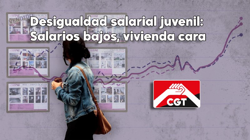 Desigualdad salarial juvenil: Salarios bajos, vivienda …