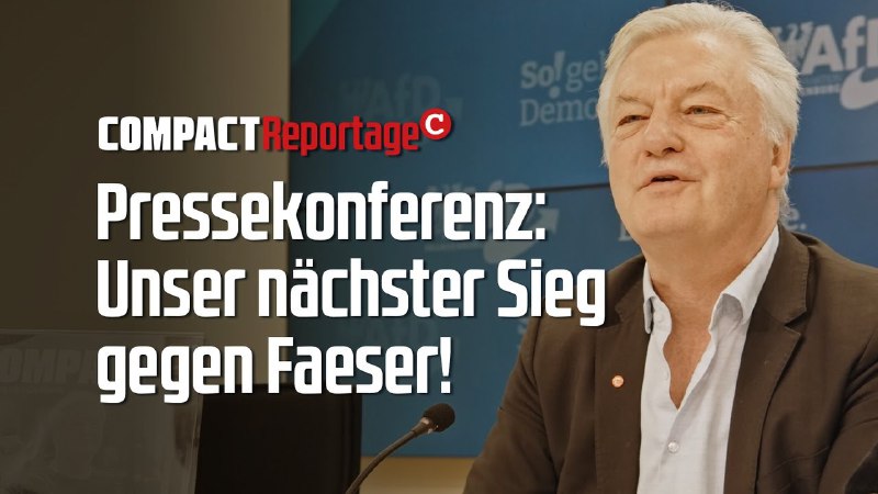 Pressekonferenz: Nächster Sieg gegen Faeser!