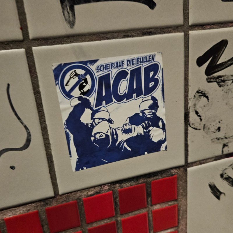 Acab Sticker in Gladbeck