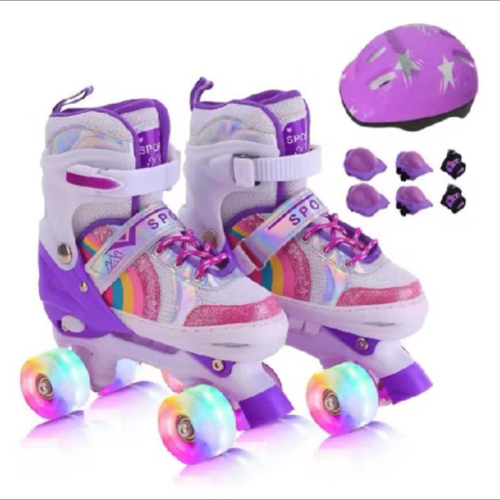 Patins 4 Rodas ARCO IRIS Com …