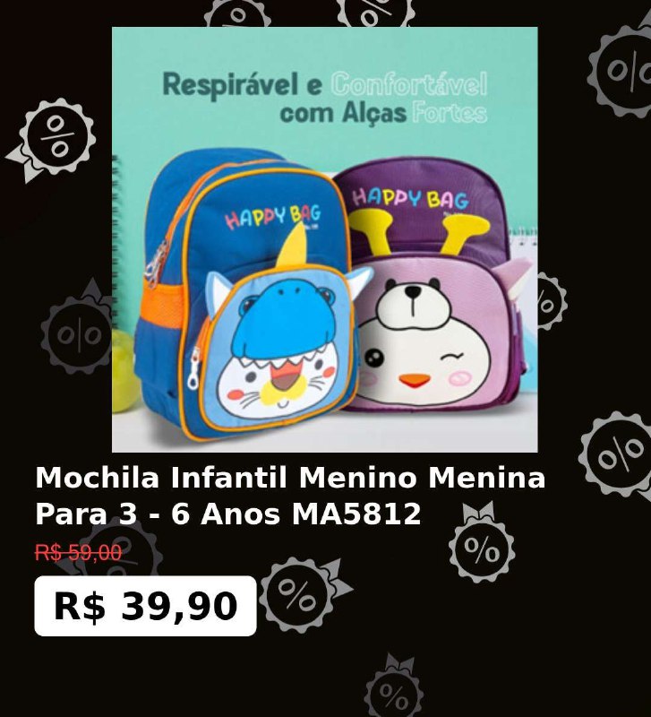 ***🛍️***Mochila Infantil Menino Menina Para 3 …