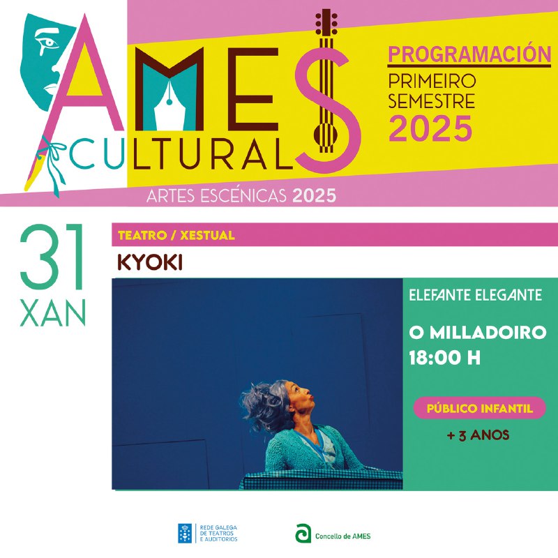 ***🎭*** Teatro infantil en Ames: “Kyoki” …