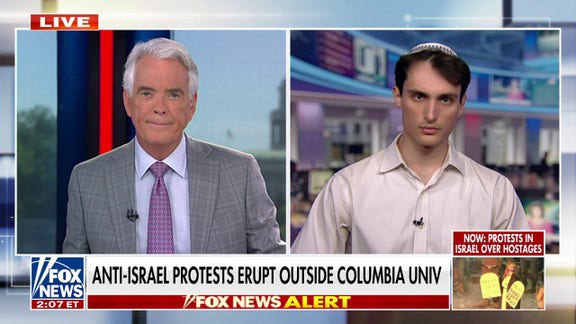 There is no place for antisemitic mobs to be running amok on our college campuses.