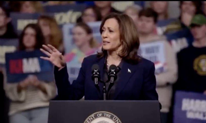 **Kamala Tells Rally Go-er Who Shouts …