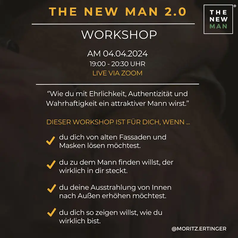 *****💪🏻*** Kostenfreier online Workshop für Männer: …
