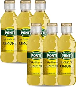 Ponti, Glassa Gastronomica Al Succo Di Limone, 6 Bottiglie da 220 g