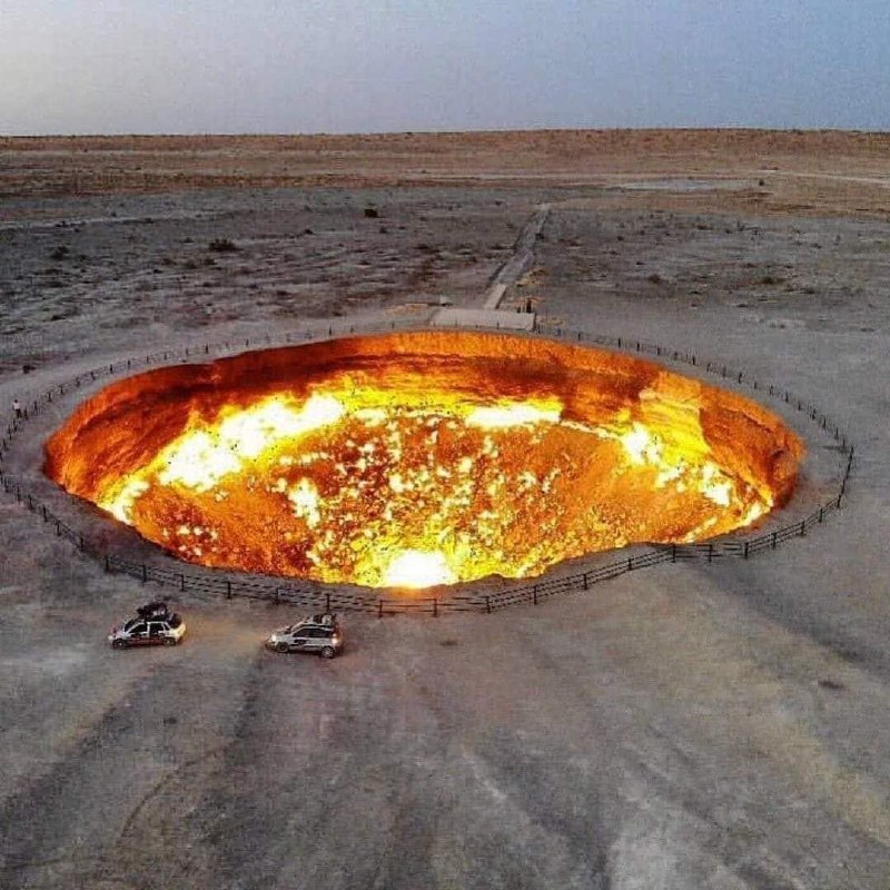 **"Gates of Hell" (Darwaz crater) - …