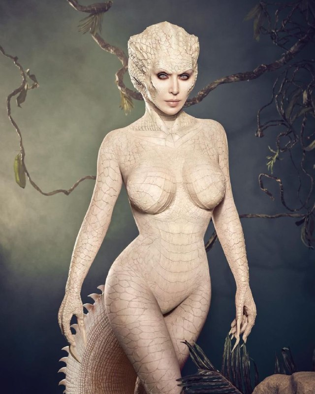 Kim Kardashian es una maldita reptiliana