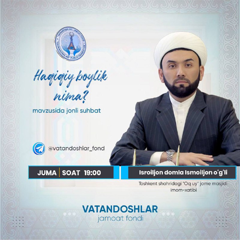 *****?**********?**********?*****Toshkent shahridagi "Oq uy" jome masjidi …