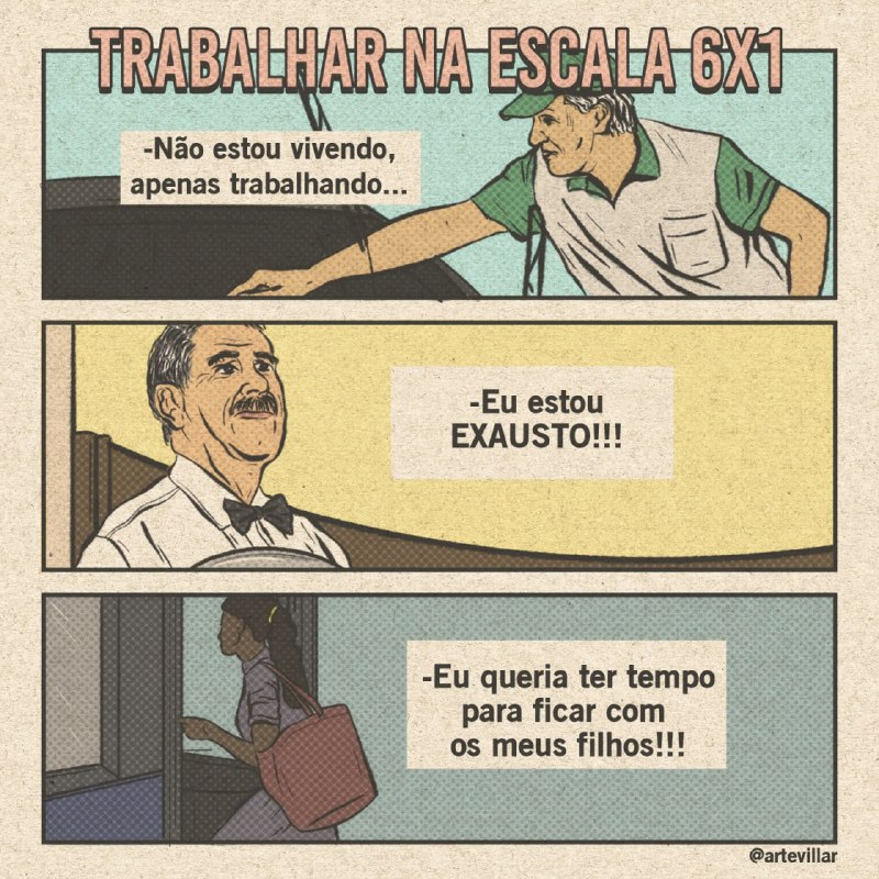 Pelo fim da escala 6x1