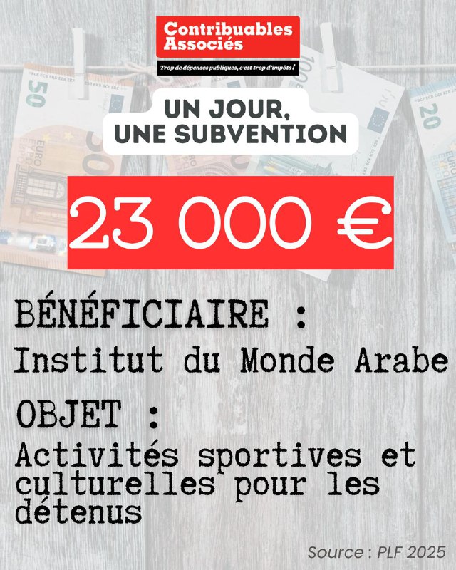 ***💶*** Subvention accordée par le ministère …