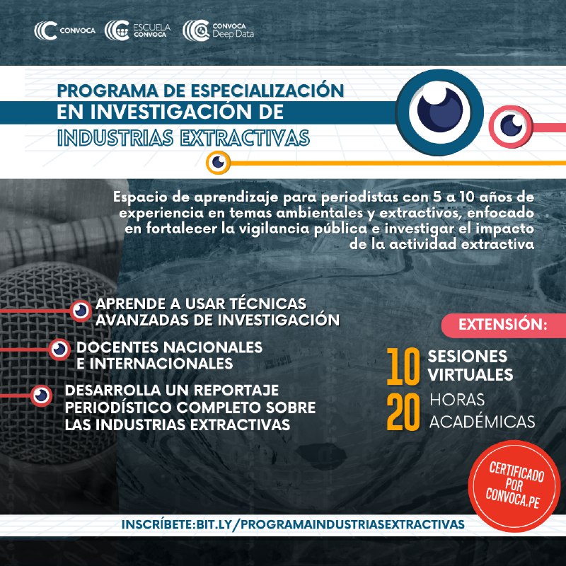 [#IndustriasExtractivas](?q=%23IndustriasExtractivas) ***📢*** ¡Inscríbete en nuestro curso …