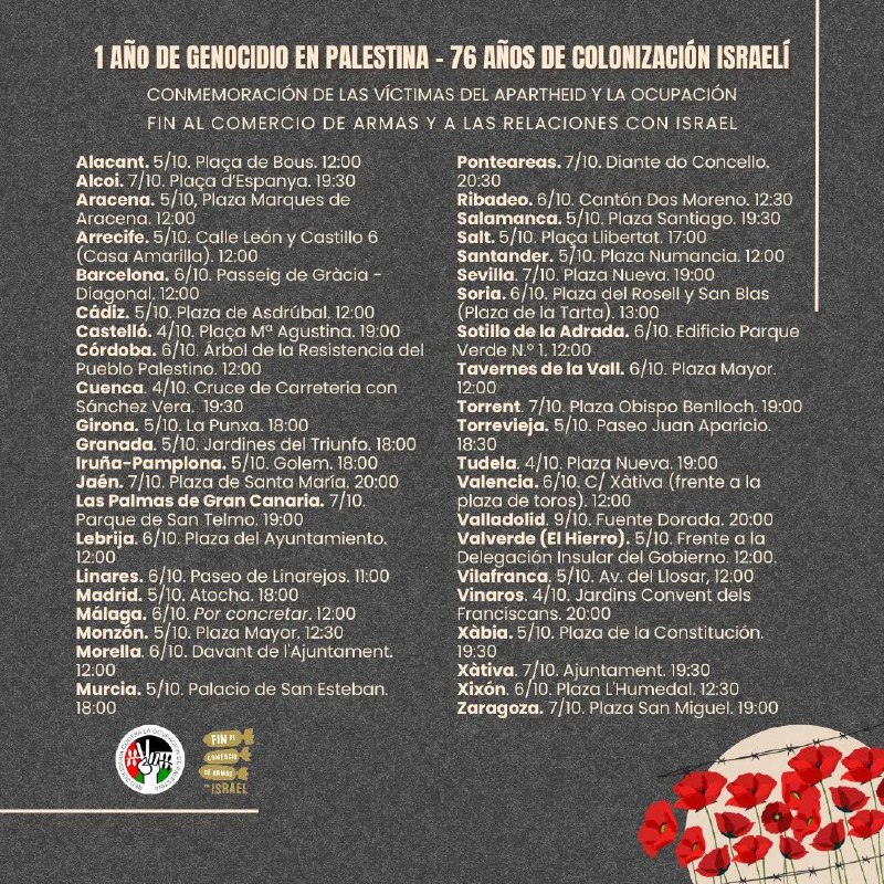 ***🇵🇸*** **1 año de genocidio en …