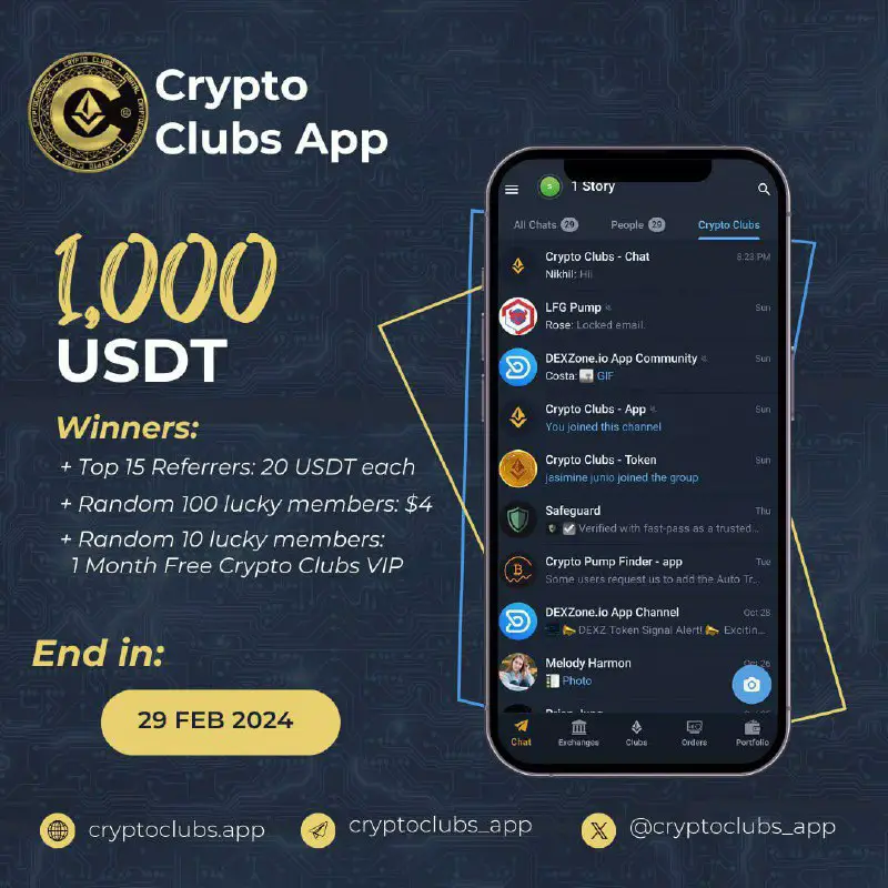 ***🚨*** **Airdrop:** CryptoClubs